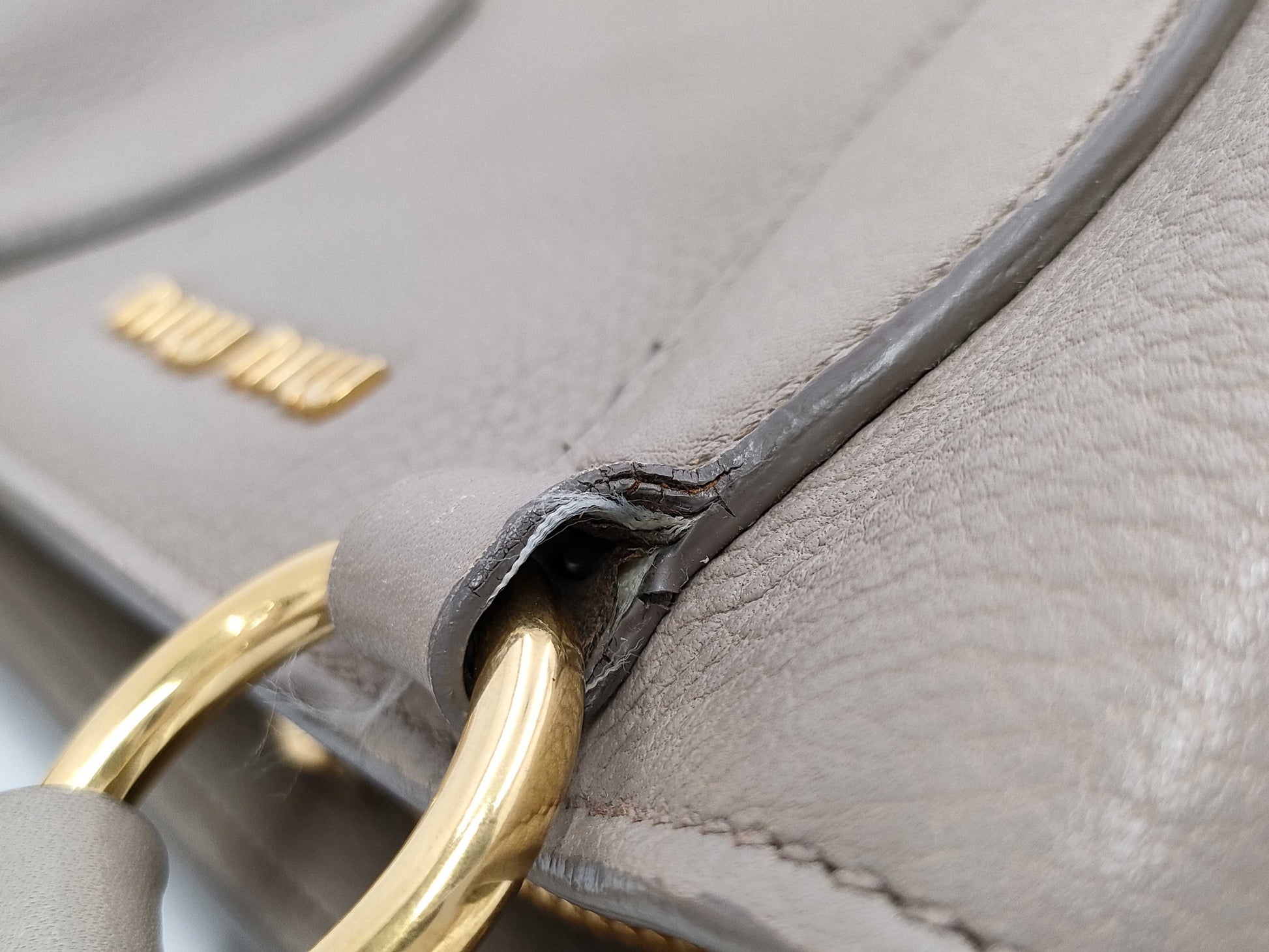 miu miu miu vittelo caribu 2way bag with accessories handbag