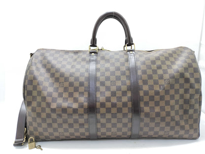 LOUIS VUITTON Damier Louis Vuitton N41414 Damier Kipol Banduriere 55 Boston Bag