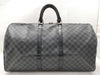 LOUIS VUITTON Damier Graffit Louis Vuitton Damier Graffit N41413 Key Port Bandriere 55 MB2038 Boston Bag