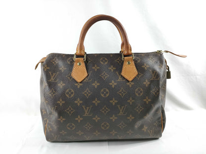LOUIS VUITTON Monogram M41526 Speedy 30 Handbag, Mini Boston Bag, Broken Zipper Pull