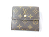 LOUIS VUITTON Monogram Louis Vuitton Folding Wallet Porte Monnaie Carte Credit M61652 with Box
