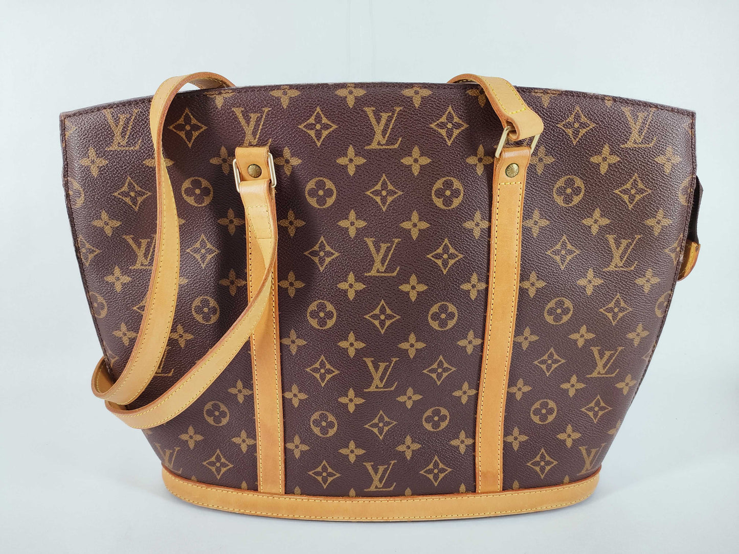 LOUIS VUITTON Monogram Louis Vuitton Babylon Monogram Brown Tote Bag