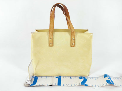 LOUIS VUITTON Vernis Louis Vuitton Vernis Enamel Yellow Handbag
