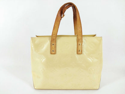 LOUIS VUITTON Vernis Louis Vuitton Vernis Enamel Yellow Handbag