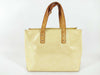 LOUIS VUITTON Vernis Louis Vuitton Vernis Enamel Yellow Handbag