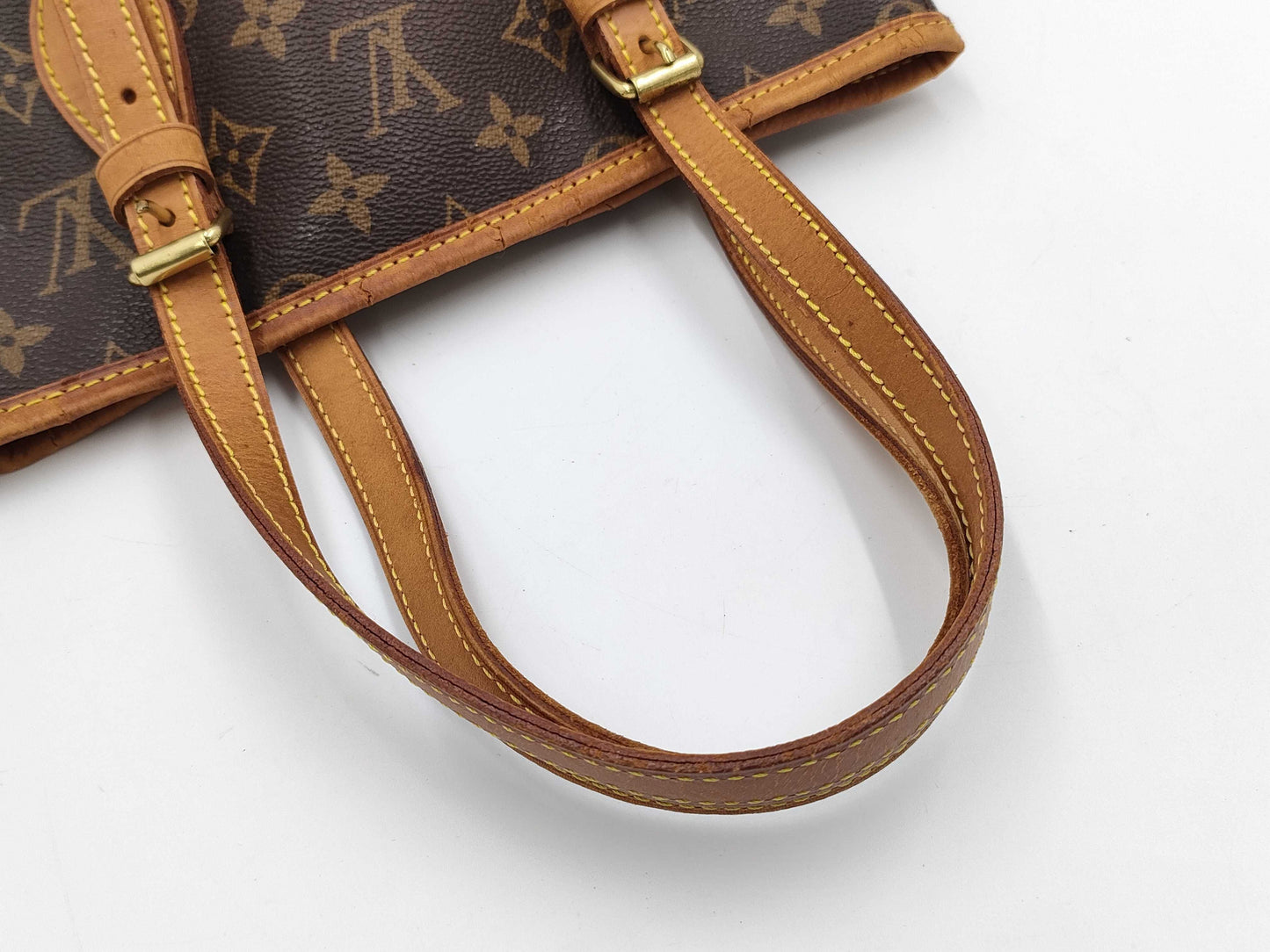 LOUIS VUITTON Monogram Bucket PM Tote Bag