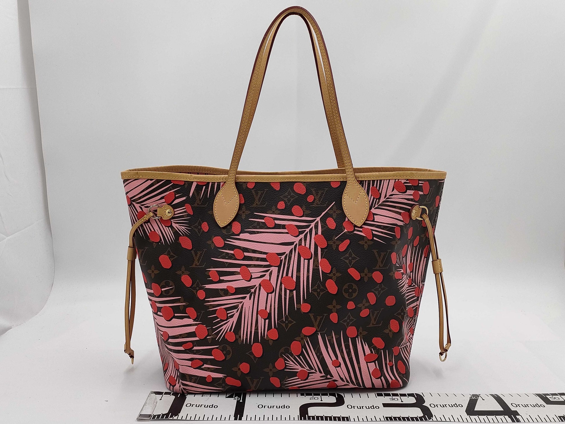 LOUIS VUITTON Monogram Neverful Junkle Dot Tote Bag