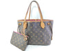 LOUIS VUITTON Monogram Neverfull PM Pivoine Tote Bag M41245/AR3109