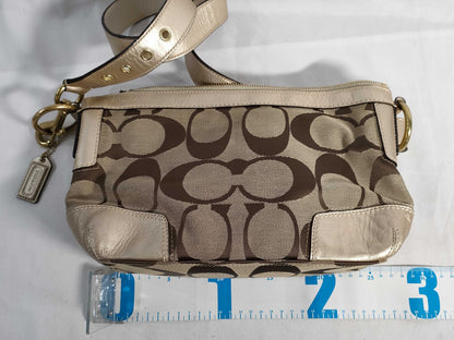 COACH Signature 3-Piece Bag Set 10983 / f11617 / 6844 / Signature Canvas Shoulder Bag