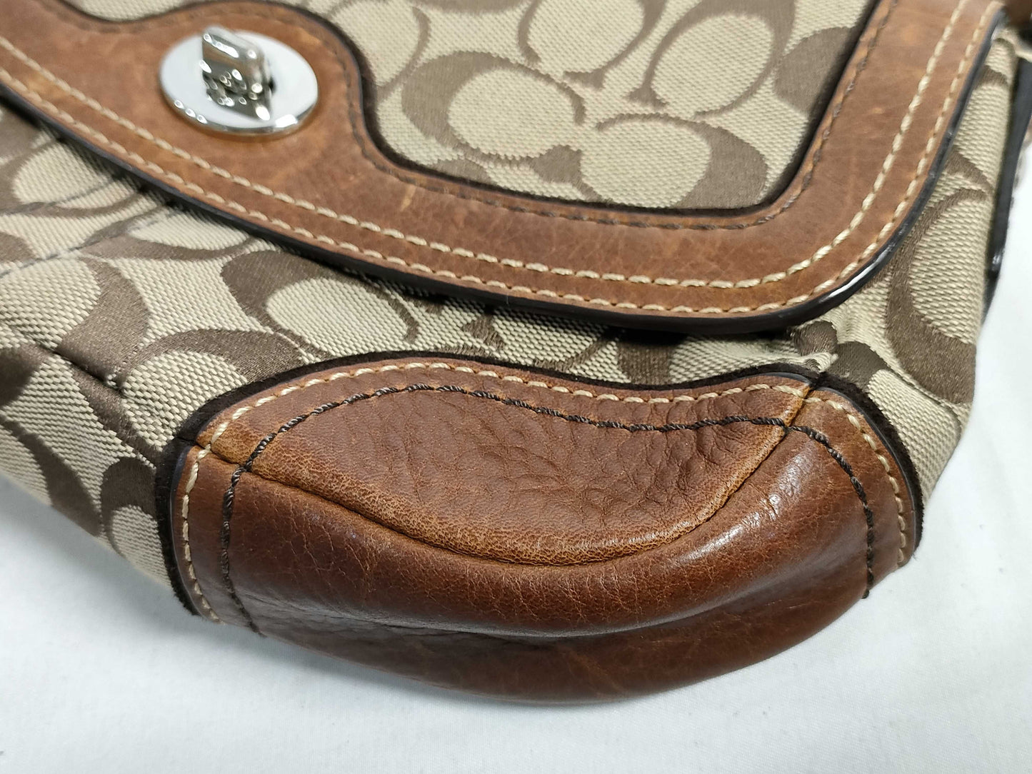 COACH Signature 3-Piece Bag Set 10983 / f11617 / 6844 / Signature Canvas Shoulder Bag