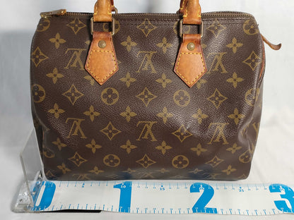 LOUIS VUITTON Monogram M41109 Speedy 25 Handbag