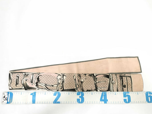 LOUIS VUITTON Vuitton Bandeau Trunk M73965 Monogram Confidential Twiley Scarf Scarf