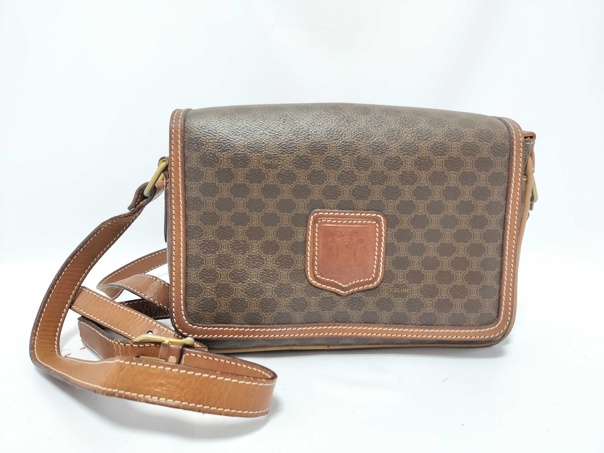 CELINE Macadam Shoulder Bag