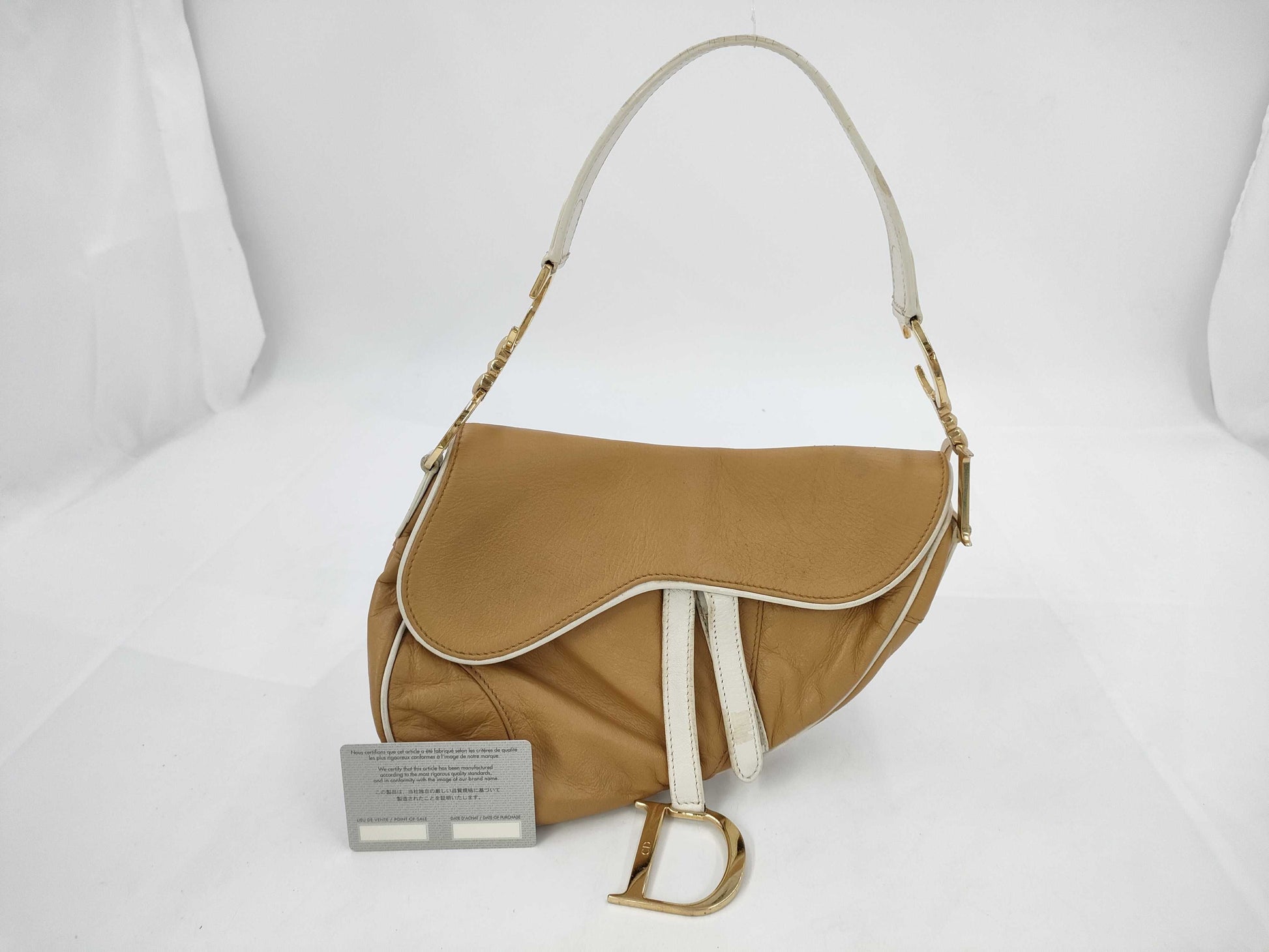 Dior DIOR Yellow Saddle Bag