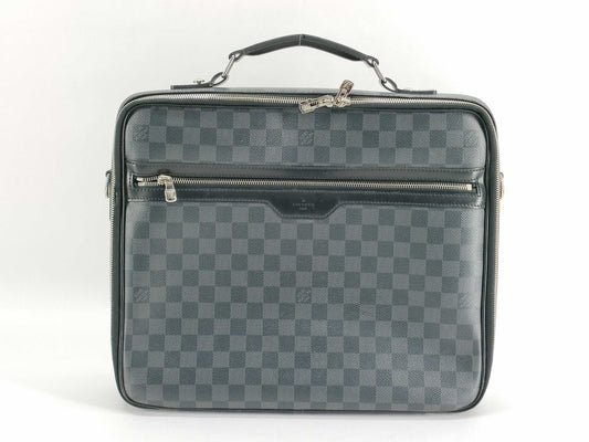 LOUIS VUITTON Monogram Empreinte Louis Vuitton Damier Handbag Business Bag