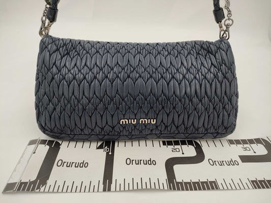 miu miu miumiu miu matlasse shoulder bag bag