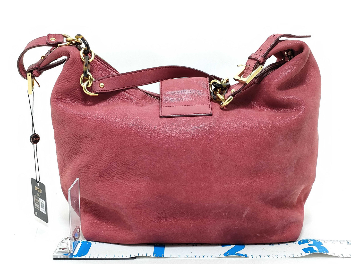 FENDI Red Baguette Shoulder Bag
