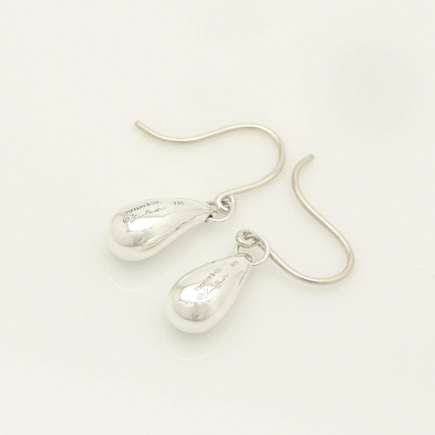 Tiffany&Co. Tiffany&Co. Tiffany&Co. Tiffany&Co. Teardrop Earrings Silver925 SV925 Weight 3.42g Earrings