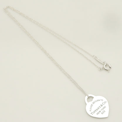 Tiffany&Co. Tiffany&Co. Tiffany&Co. Tiffany&Co. Return to Tiffany Heart Tag Enamel Necklace Silver925 SV925 Weight 3.26g Necklace