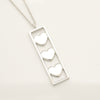 Tiffany&Co. Tiffany&Co. Tiffany&Co. Triple Heart Plate Necklace Pendant Silver925 SV925 Weight 9.26g Necklace