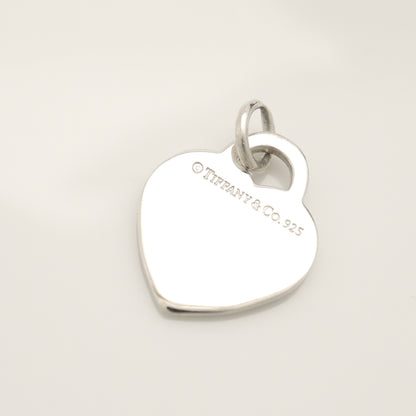 Tiffany&Co. Tiffany&Co. Tiffany&Co. Tiffany&Co. Return to Tiffany Heart Tag Charm Silver925 SV925 Weight 2.35g Pendant Top
