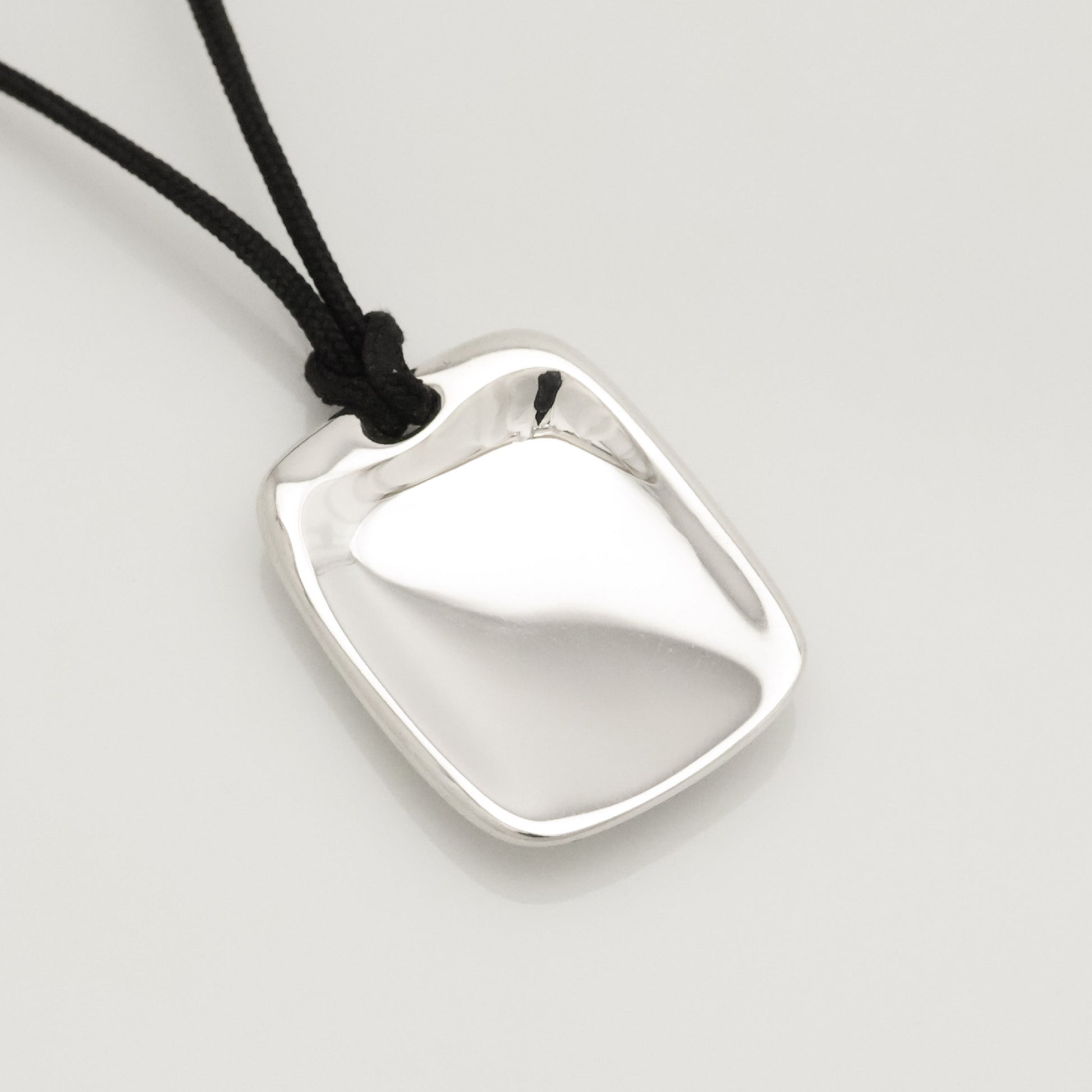 Tiffany&Co. Tiffany&Co. Tiffany&Co. Tiffany&Co. Square Excavator Elsa Peretti Necklace Silver 925 SV925 Weight 8.22g Necklace