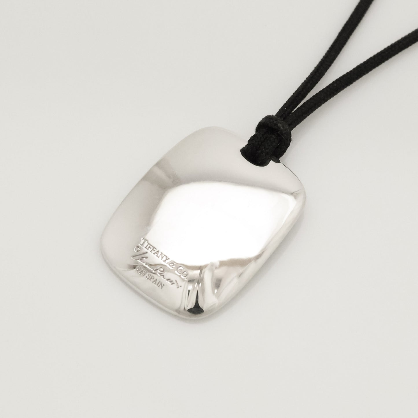 Tiffany&Co. Tiffany&Co. Tiffany&Co. Tiffany&Co. Square Excavator Elsa Peretti Necklace Silver 925 SV925 Weight 8.22g Necklace