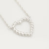 Tiffany&Co. Tiffany&Co. TIFFANY&Co. Twisted Heart Necklace Silver 925 SV925 Weight 7.00g Necklace