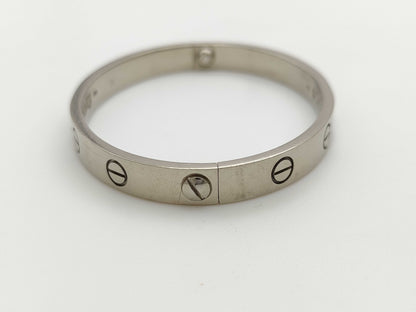 Cartier Old Model Love Bracelet #16 WG 750 31.9g Bracelet/Bangle 