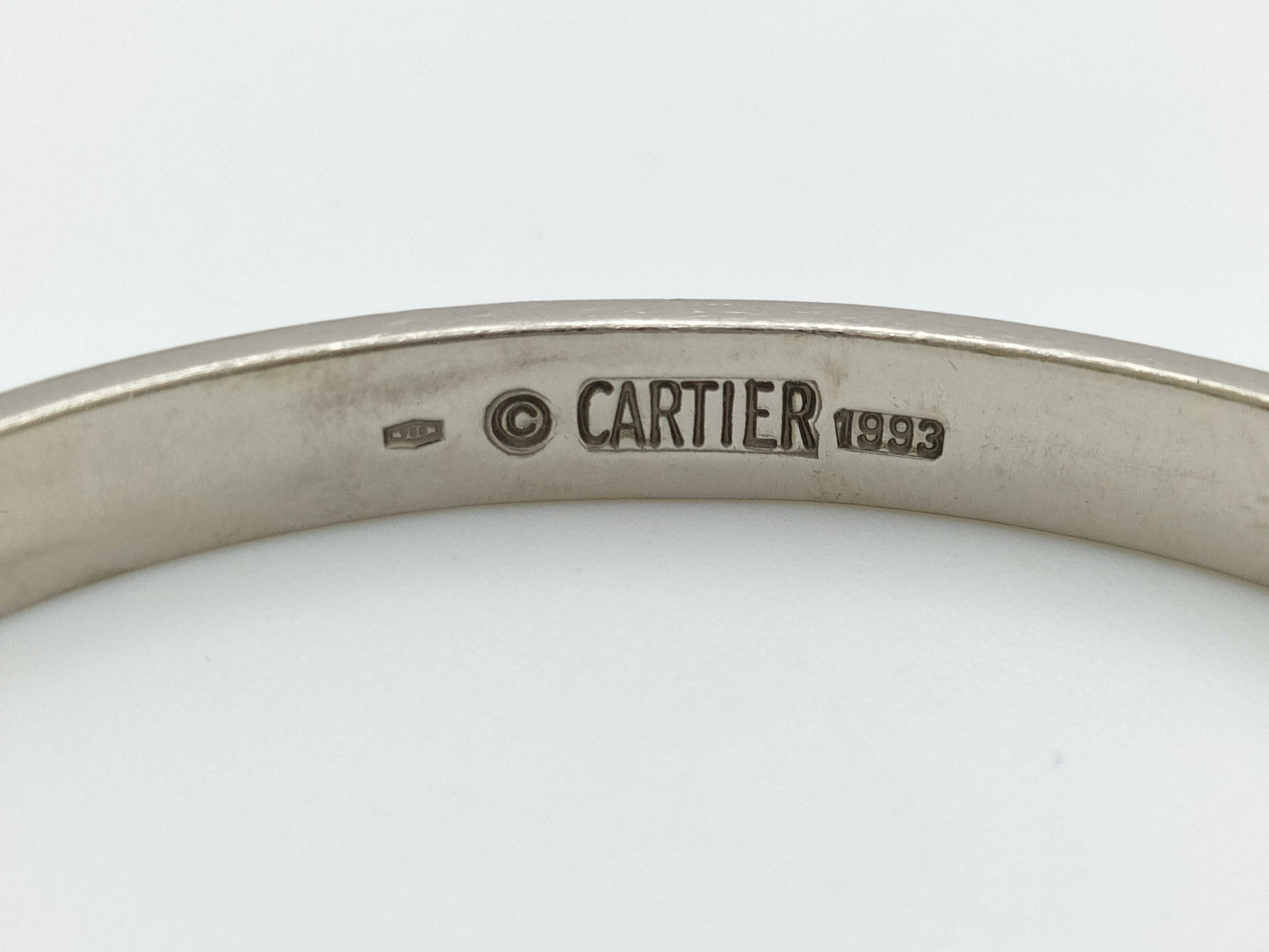 Cartier Old Model Love Bracelet #16 WG 750 31.9g Bracelet/Bangle 
