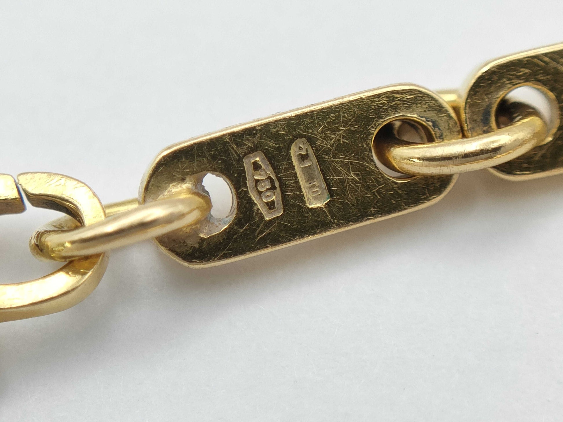 Cartier Figaro YG 750 10.1g Bracelet/Bangle 