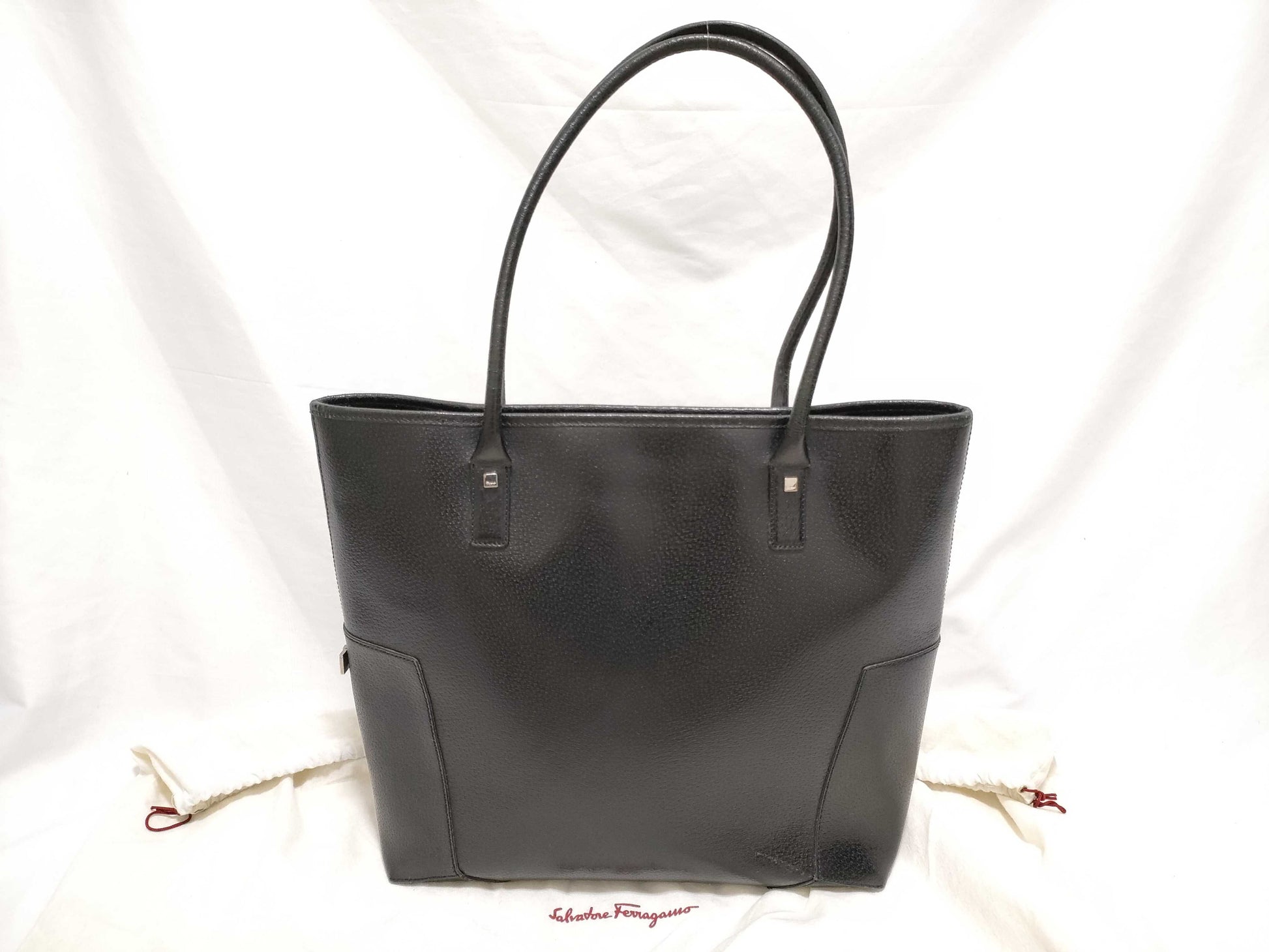 Salvatore Ferragamo Leather Tote Bag