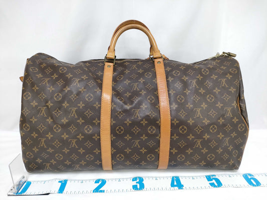 LOUIS VUITTON Monogram Louis Vuitton Monogram Keepall 60 Bandouliere VI1920 Boston Bag