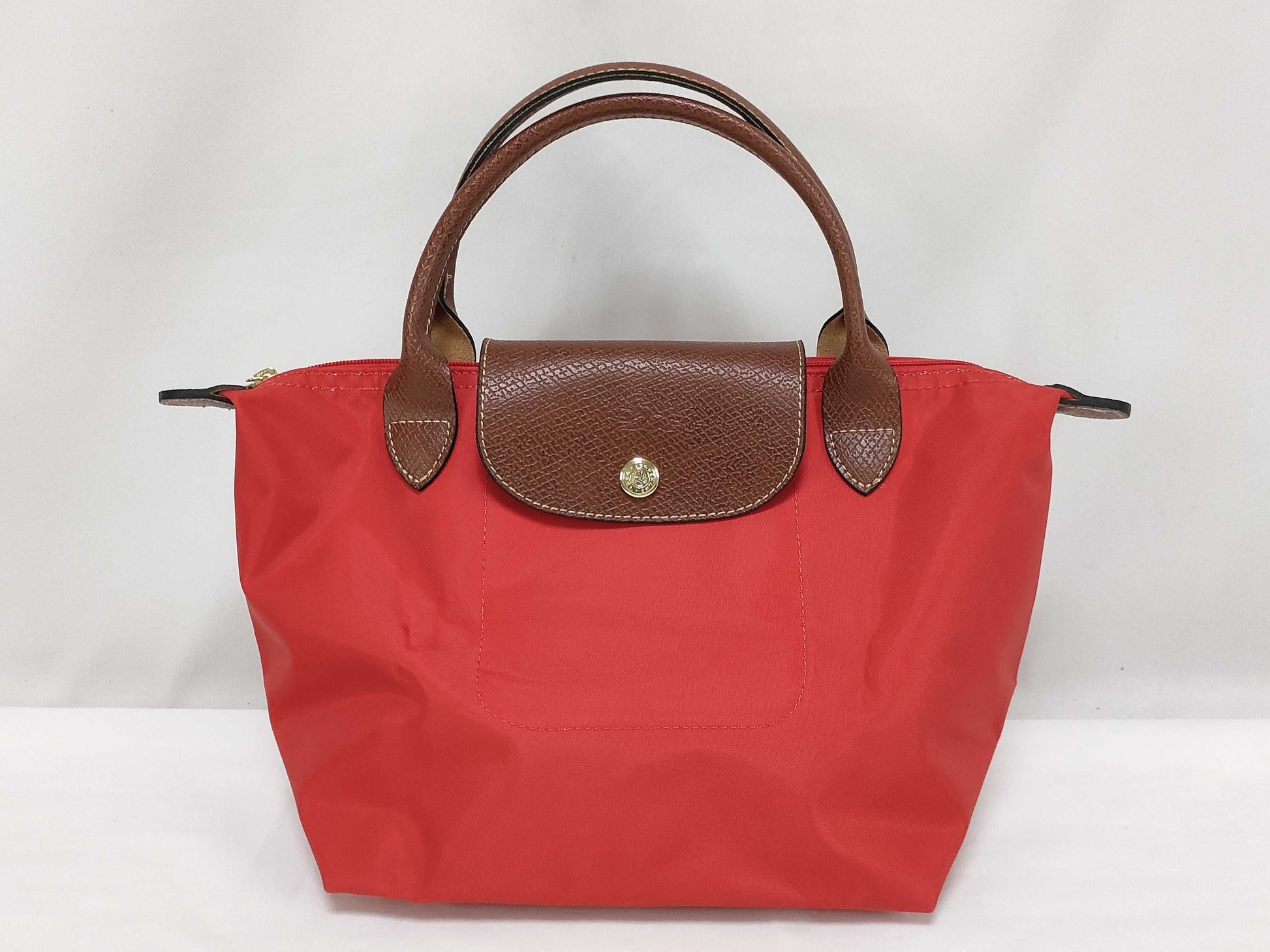 LONG CHAMP Folding Tote Bag, Red