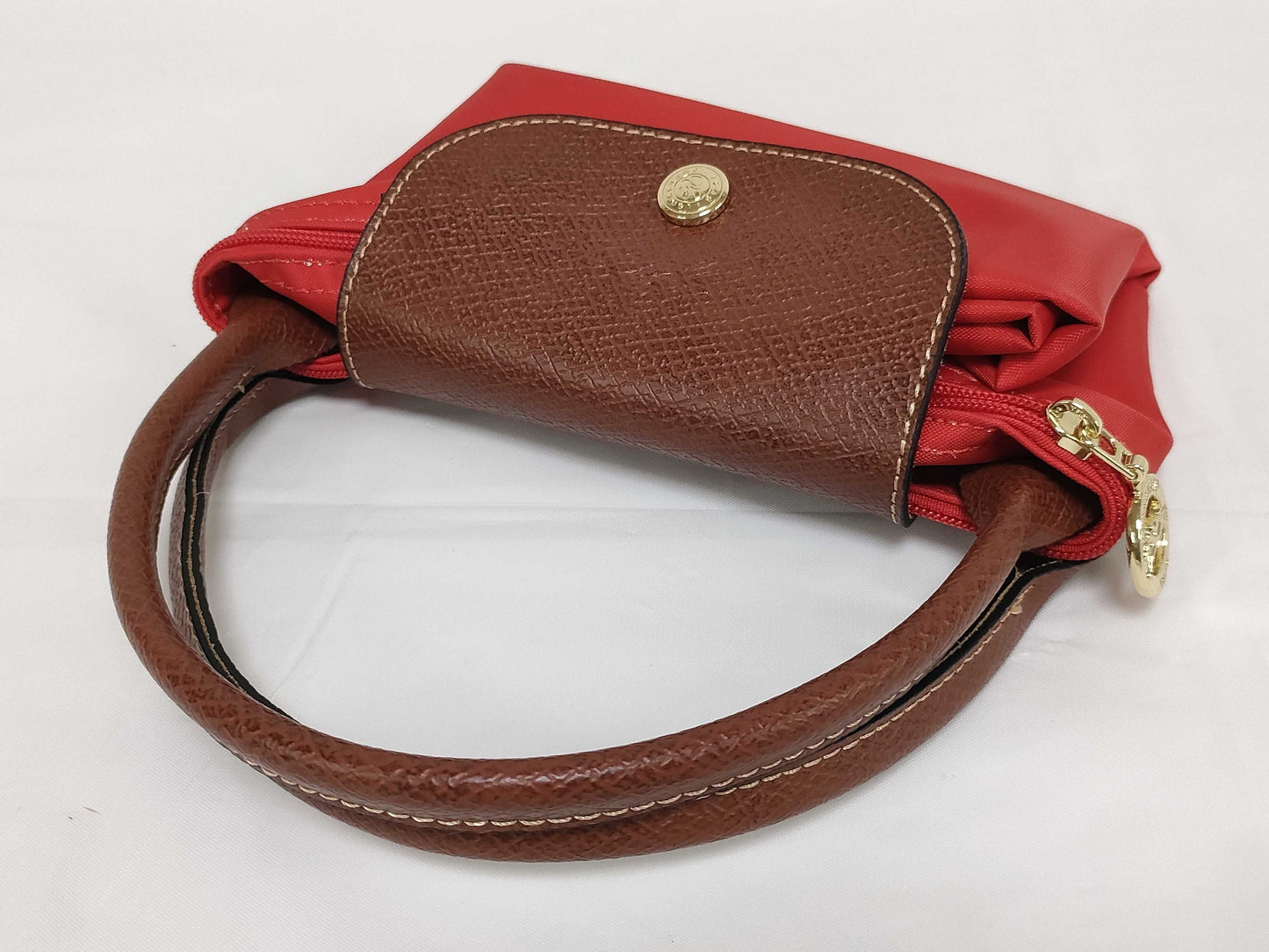 LONG CHAMP Folding Tote Bag, Red