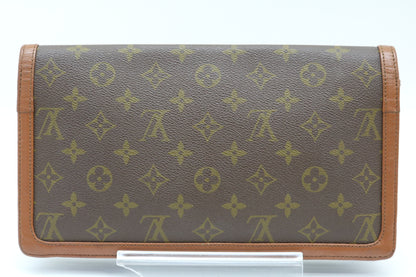 LOUIS VUITTON Monogram Pochette Dame Clutch Bag
