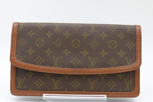 LOUIS VUITTON Monogram Pochette Dame Clutch Bag