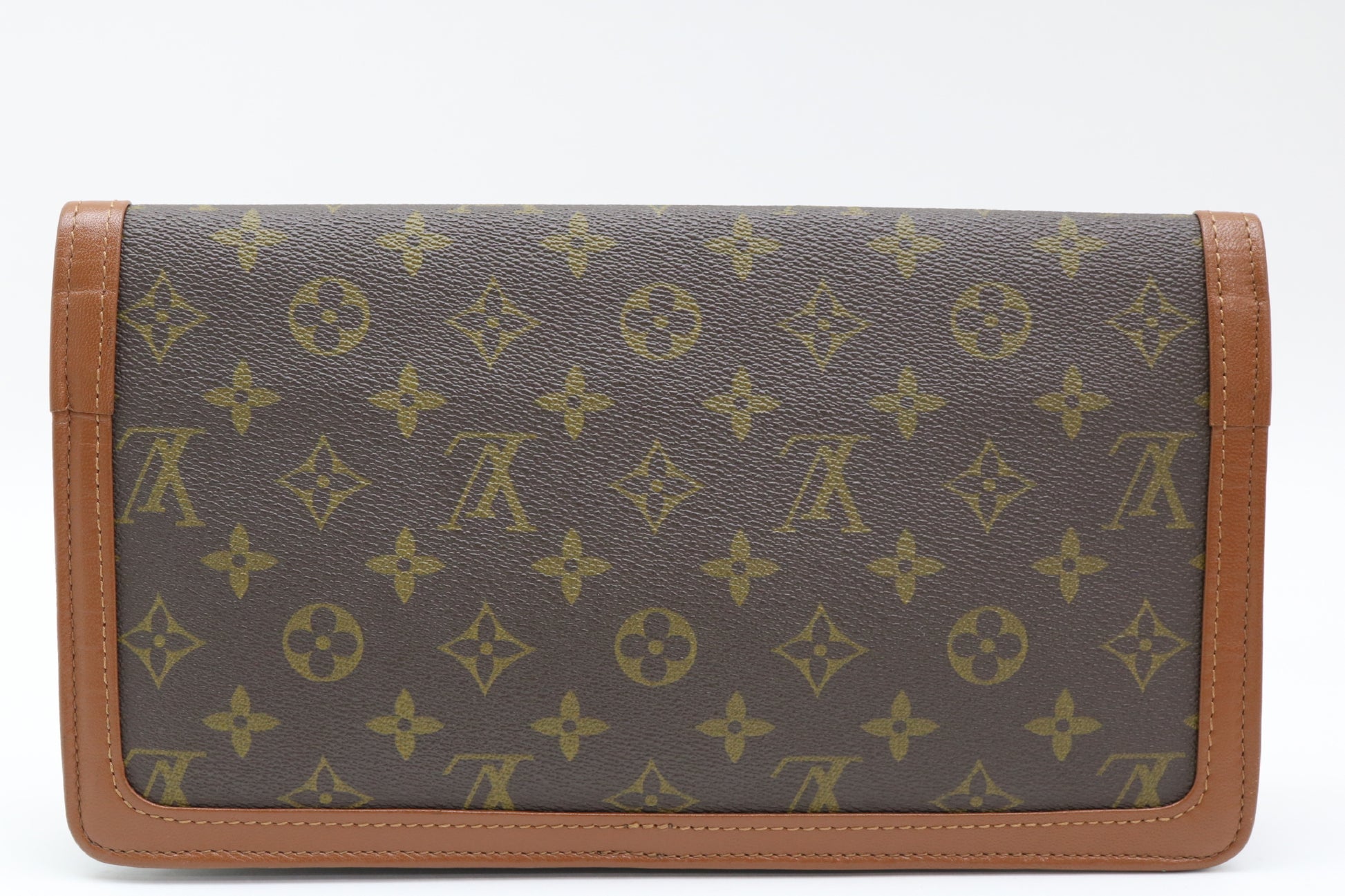 LOUIS VUITTON Monogram Pochette Dame Clutch Bag