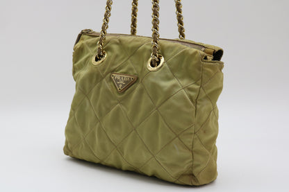PRADA Nylon Quilted Shoulder Bag