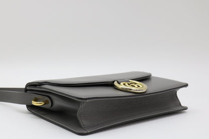 GUCCI GG Leather GG Marmont Shoulder Bag