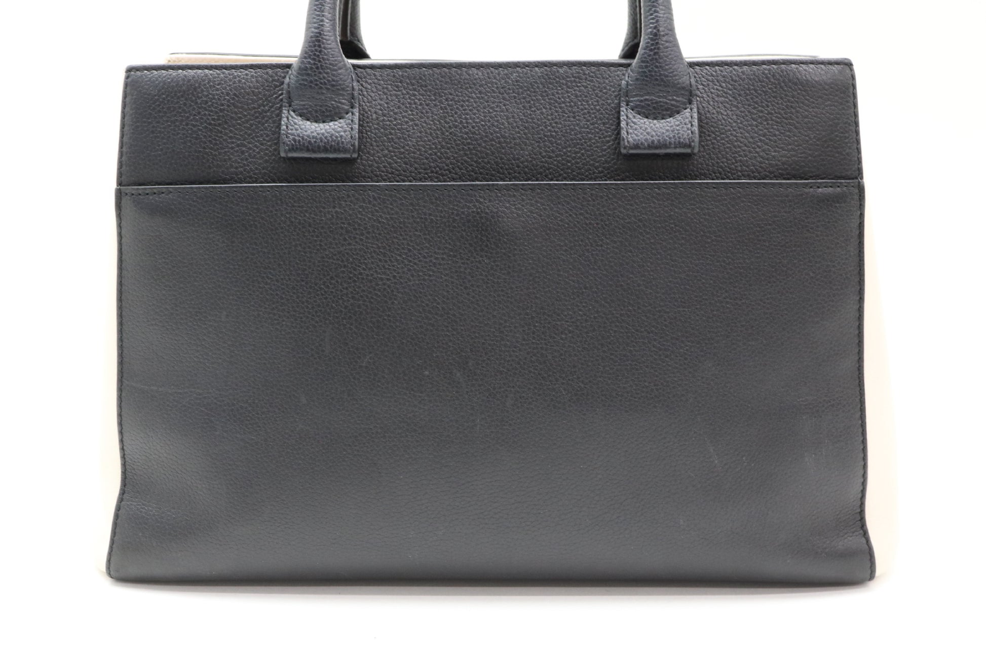 CHANEL Bicolor Coco Mark Neo Executive Handbag