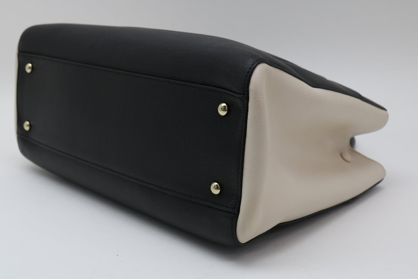 CHANEL Bicolor Coco Mark Neo Executive Handbag