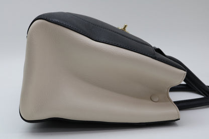 CHANEL Bicolor Coco Mark Neo Executive Handbag