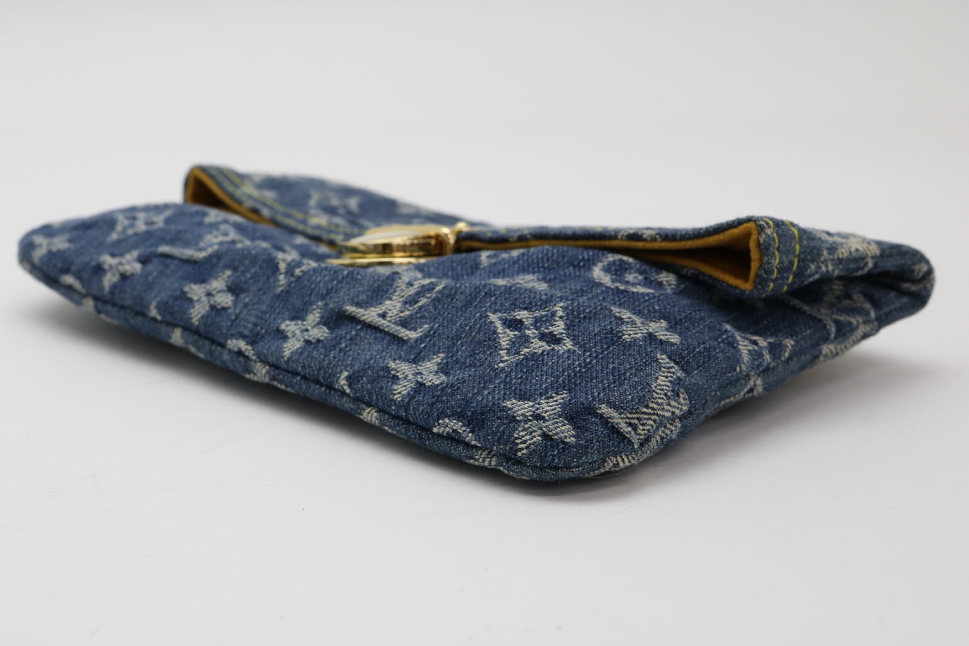 LOUIS VUITTON Monogram Denim Monogram Denim Pouch