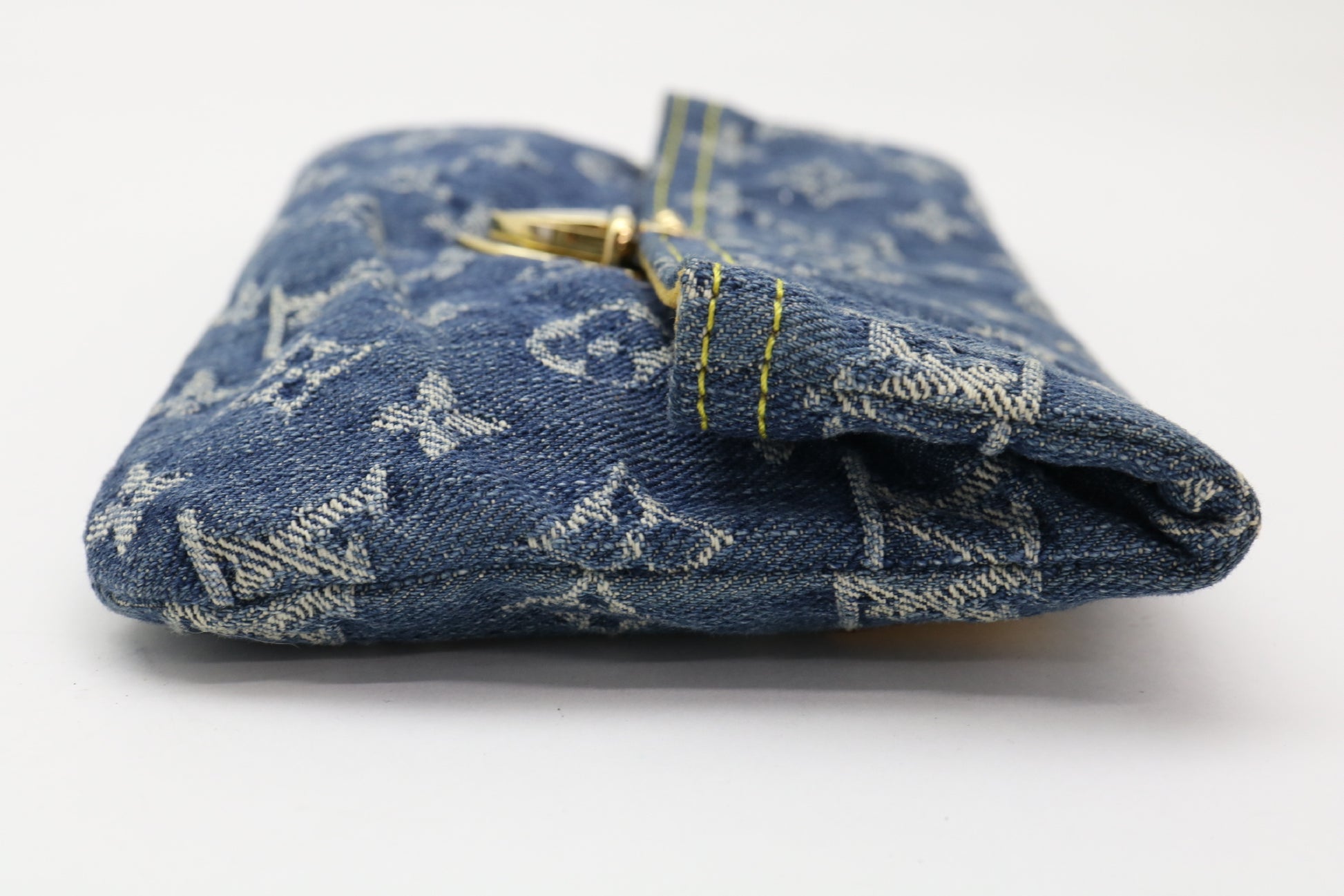 LOUIS VUITTON Monogram Denim Monogram Denim Pouch