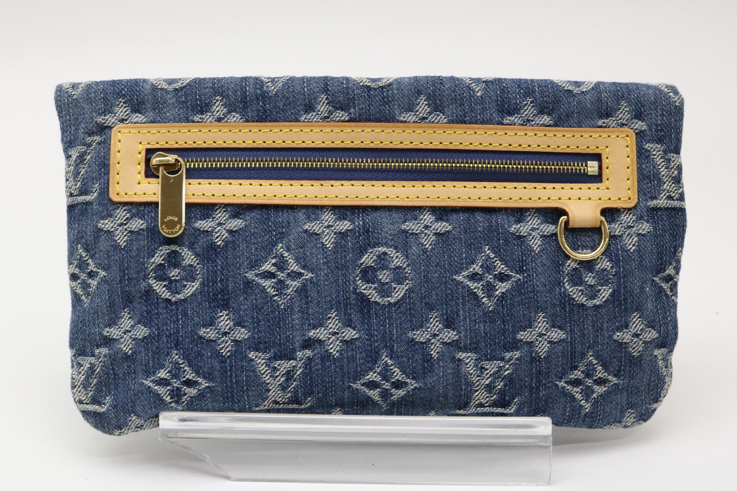 LOUIS VUITTON Monogram Denim Monogram Denim Pouch