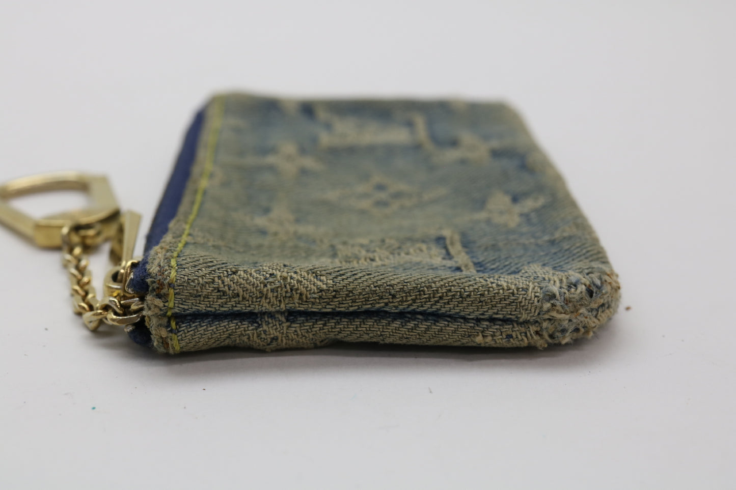 LOUIS VUITTON Monogram Denim Coin Case