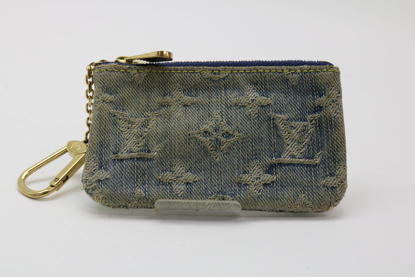 LOUIS VUITTON Monogram Denim Coin Case