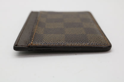 LOUIS VUITTON Damier Damier Sample Card Case, Pass Case, Business Card Case