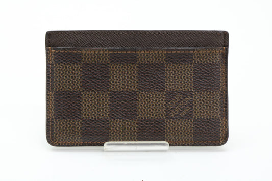 LOUIS VUITTON Damier Damier Sample Card Case, Pass Case, Business Card Case